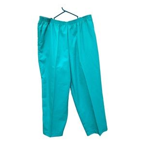 Alfred Dunner Turquoise Pants 20W